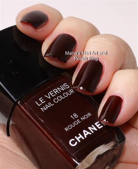 chanel show your hand deluxe nail set|chanel rouge noir nail polish.